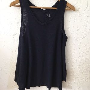 Gap Loose Fit Tank Top, navy blue.
